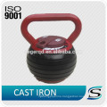 China cast iron adjustable kettlebell